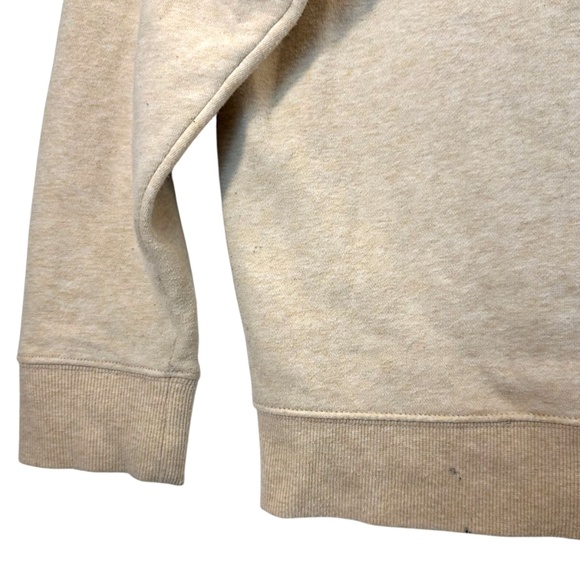 Columbia Hart Mountain Sweatshirt Mens Small Beige Fleece 1/4 Zip Pullover - Picture 6 of 7